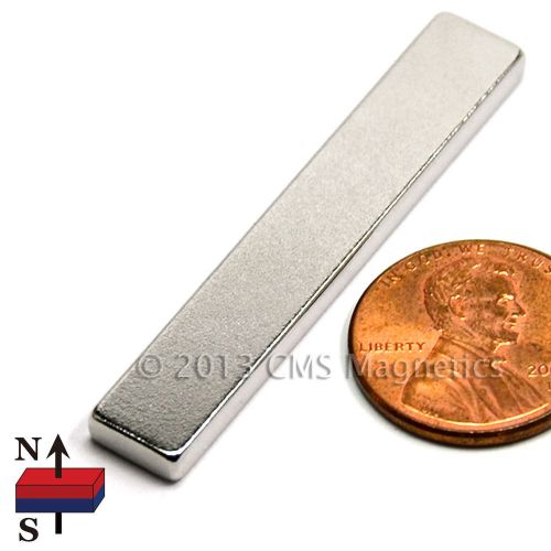 Neodymium magnet n38 1 7/8x5/8x1/8&#034; ndfeb rare earth rectangle magnet 50 pc for sale