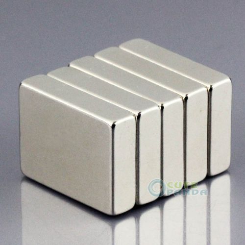 5pcs Small Strong Block Cuboid Magnets 20 x 15 x 5mm Rare Earth Neodymium N50