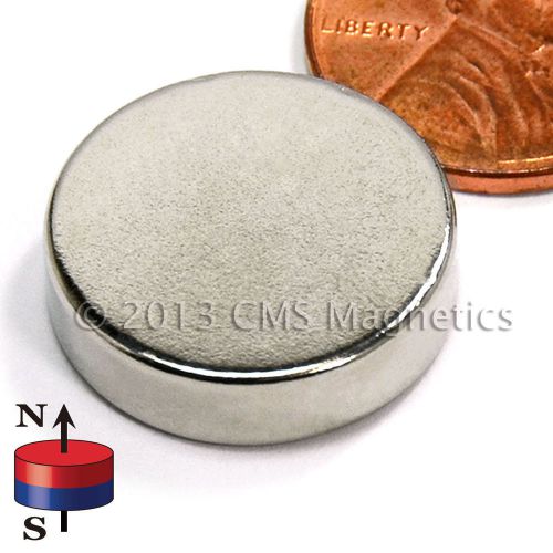 Neodymium disk magnets n45 3/4x1/5&#034; ndfeb rare earth free shipping lot 100 for sale
