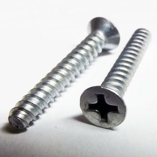(cs-800-205) (10 qty) flat head screw #6x1&#034; phillips for plastic for sale