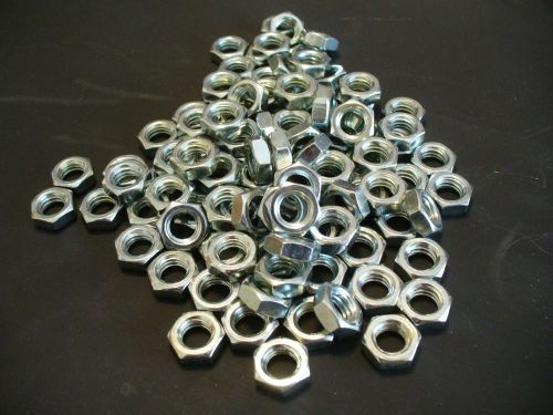 3/8-16 finished hex nuts steel zinc qty 100  n1 for sale