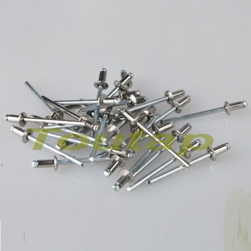 100x pop rivets all stainless steel 3.2*12mm standard flange core pulling lock for sale