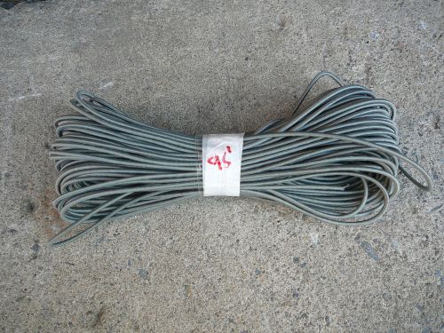 Silver MICRO Nylon coated rubber rope shock cord 3mm x 95&#039; MINI Bungee Cord
