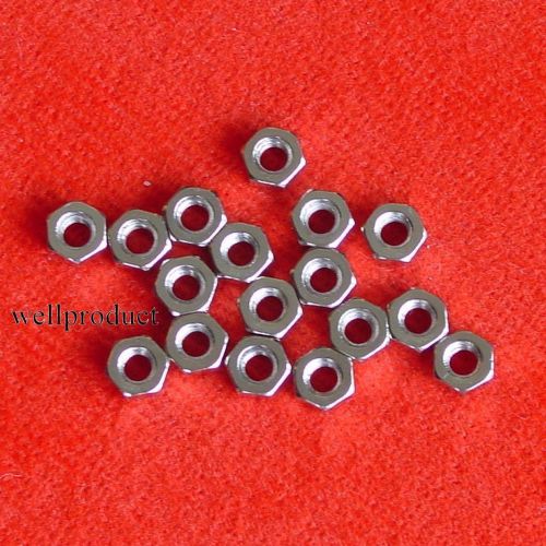 &gt;s 50pcs m3 3mm screw nut for m3 metric machine thread screw e for sale
