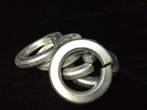 (50) 1&#034; regular split lock washers zinc for sale