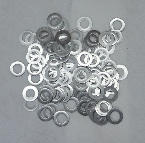 100 each 1/2&#034; BOLT SIZE THIN STAINLESS STEEL WASHERS NEW!