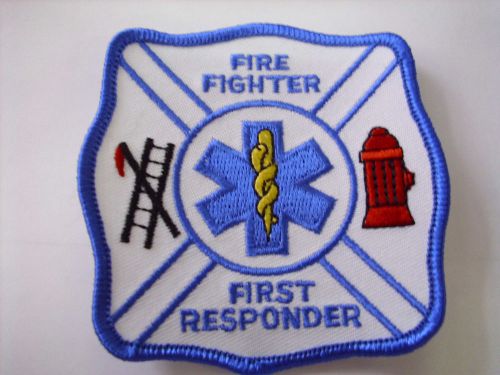FIREFIGHTER FIRST RESPONDER STAR OF LIFE MULTI COLOR ARM PATCH