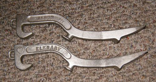 Akron brass mfg. style 10 &amp; elkhart # t-464 fire hose &amp; hydrant wrench, aluminum for sale