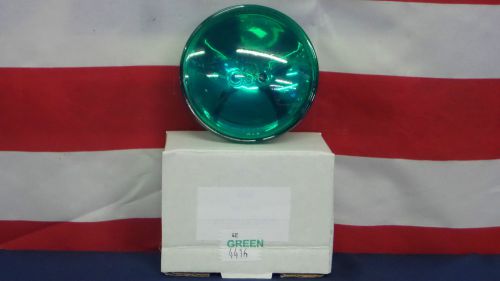 New 4416g par 36 sealed beam bulbs 12.8 volts 30 watt green for sale