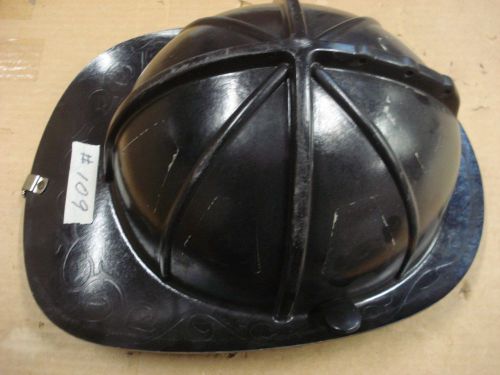 Cairns 1044 black helmet + liner firefighter turnout fire gear ......#109 for sale