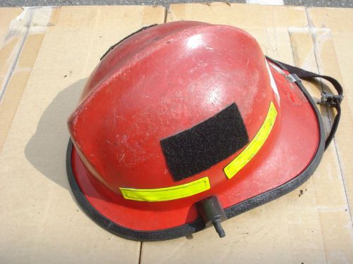 Cairns helmet 664 invader + liner firefighter turnout fire gear #223 red for sale