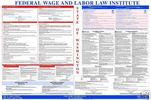 Washington (WA) All-In-One Labor Law Poster