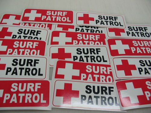 SURF PATROL DECAL LOT Huge Sticker EMS EMT Lifeguard Board Wholesale Price