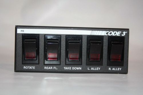 Code 3 Model 415-PR Rocker Pak Switch Box
