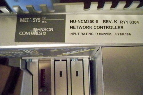 Johnson Controls Metasys NU-NCM350-8 REV. K Network Controller used