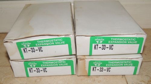 New sport capillary tube power head # kt-33-vc lot 4 nib thermostatic expansion for sale