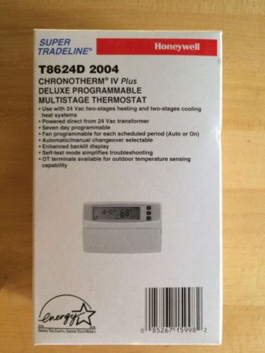 Honeywell Super tradeline Chronotherm DELUXE MULTISTAGE PROGRAMAMBLE IV td624d