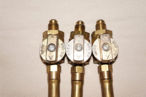 1/4&#034; ball valve ends, ryb, 45 deg ends, hvac hose accessories for sale