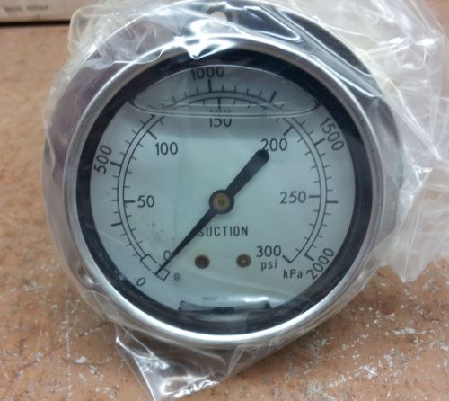 Ametek 153618 liquid filled pressure gauge (0-300psi) for sale