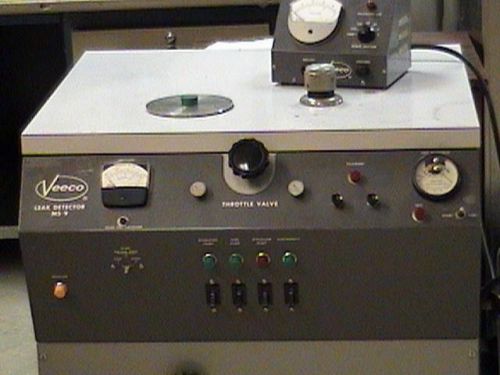 Veeco MS-9 Helium Leak Detector System with Model A9 Audio Leak Indicator   L481