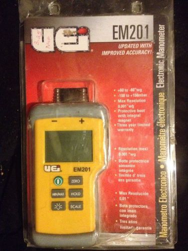 Uei Em201 Electronic Manometer Kit (Updated With Improved Accuracy)