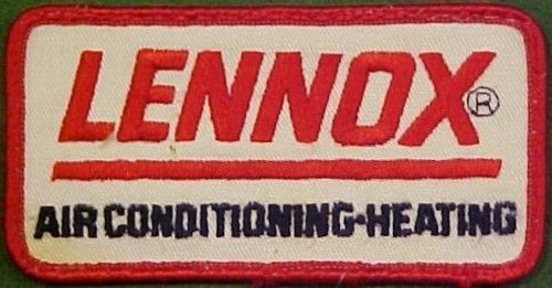 Lennox Air Conditioning-Heating on White Twill Patch