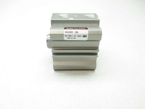 New smc ncq2b32-20d 20mm stroke 32mm bore 145psi pneumatic cylinder d442992 for sale