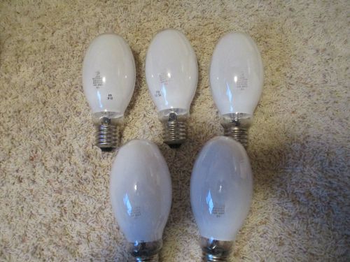 Five GE Multi-Vapor Lamps MVR250/C/U  0305 M/58/E  250 watt  Yard Light Bulbs