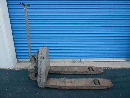 HEAVY DUTY YALE PALLET JACK MODEL # H4RP103 SPECIALTY EXTREME USE