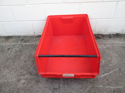 29&#034;x18&#034;x12&#034; huge lf291812 plastic storage stacking bin plastibin akrobin red for sale