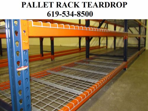 Pallet rack racking teardrop industrial shelving warehouse racks new san diego for sale