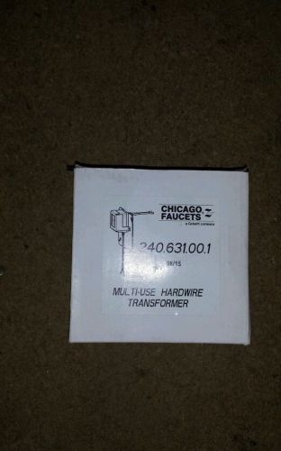 Chicago faucets 240.631.00.1, transformer, hardwire, multi-use. for hands free for sale