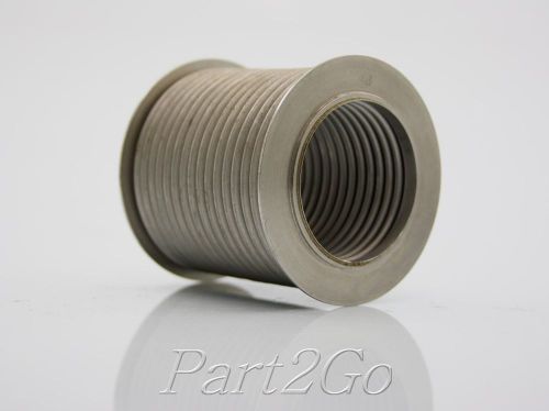 Vacuum bellow pipe Stainless Steel 1-1/2&#039;&#039; DIA flexible line flange 60mm length