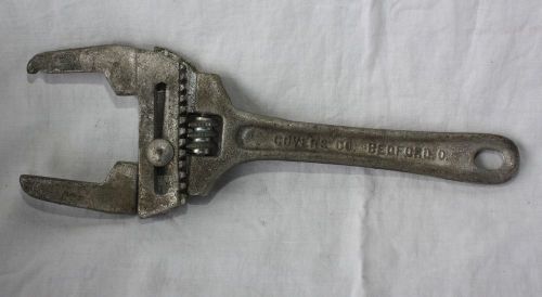 Vintage ace slip and lock nut wrench bedford ohio usa adjustable plumbing wrench for sale