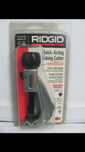 NEW Ridgid 31632 Model 151 Quick Acting Tubing Cutter For 1/4&#034; - 1-5/8&#034; Rigid