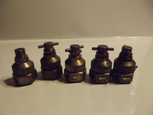 Watts brass valves/fittings