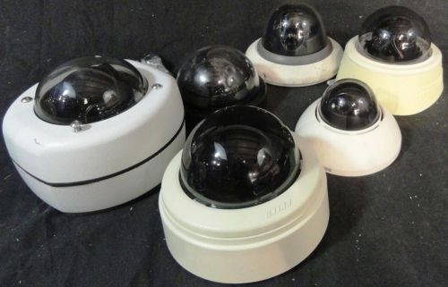 6x assorted cctv surveillance dome cameras | adlondis49n | ct0-271vd8 | security for sale