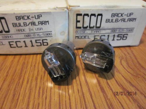2 Ecco EC1156 Combination Back Up Alarm and 1156 Bulbs