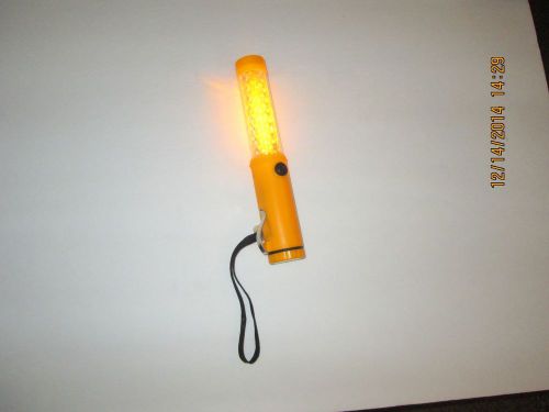 Crossing guard// /fire / ems/ flashing wand / white &amp; amber/ flashlight / laser for sale