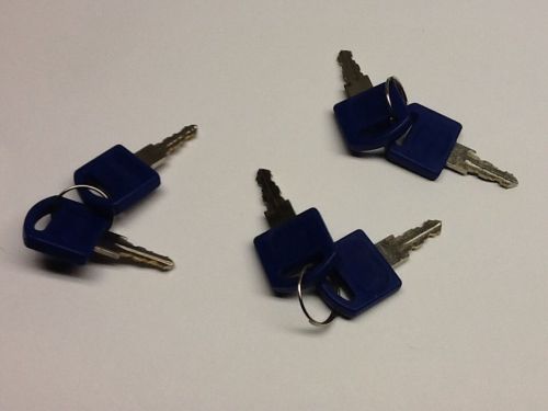 (6) Blue Keys for Alliance 5/8  No. 2 Cam Locks ... Blue Keyed Alike Locks