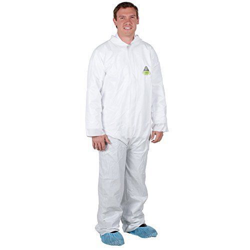 White disposable microporous coveralls - xl for sale
