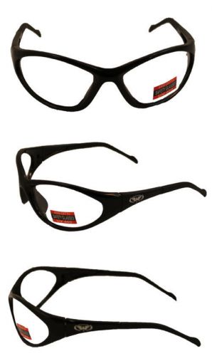 FLEXER CLEAR SAFETY GLASSES MOTORCYCLE GLASSES