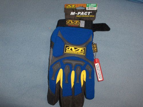 MECHANIX WEAR  M- PACT  GLOVES   SIZE XL   BLUE COLOR   NEW WITH TAGS