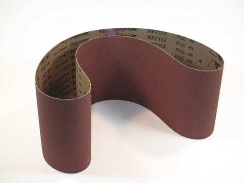 1 lot of 8 - 6in x 48in 60 grit sanding belt  (#891) for sale
