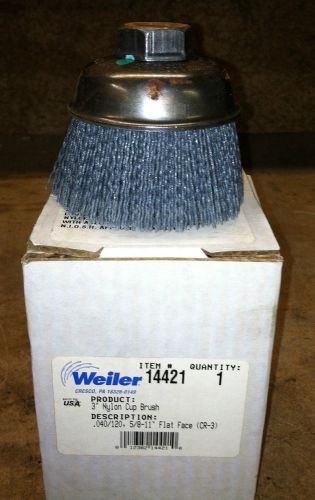 Weiler 3 Inch Coated Nylon Cup Polisher  (100 Available)