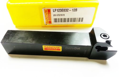 3/4&#034; sandvik lf123e032-12b lh parting tool holder use w n123e2_ insert (n 107) for sale