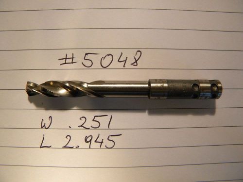New drill bits #5048 .251 hss cobalt aircraft aviation tools guhring made in usa for sale
