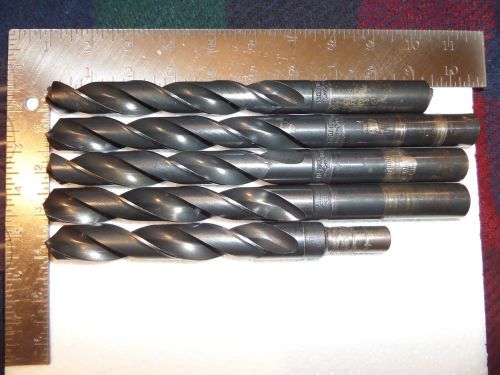5 CLE-FORGE Straight Shank HS Twist Drill 13/16, 53/64, 27/32, 55/64, 7/8