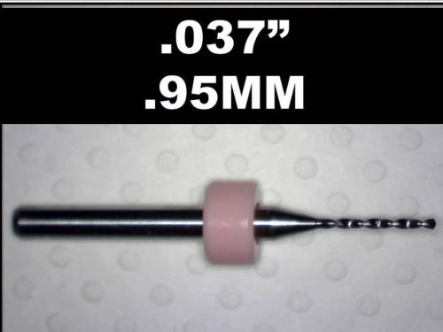 .037&#034; - 0.95mm - #63 carbide drill bit - new one piece - cnc dremel pcb models for sale