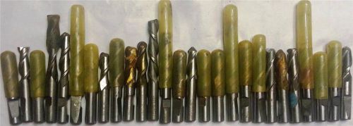 Lot G2 Over 20 Pcs. Used Endmills 1/2&#034; 2 and 4 Flute Excellent Condition